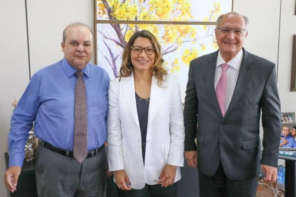 Ibaneis com Janja e Alckmin