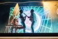 três artistas cantam em palco - metrópoles