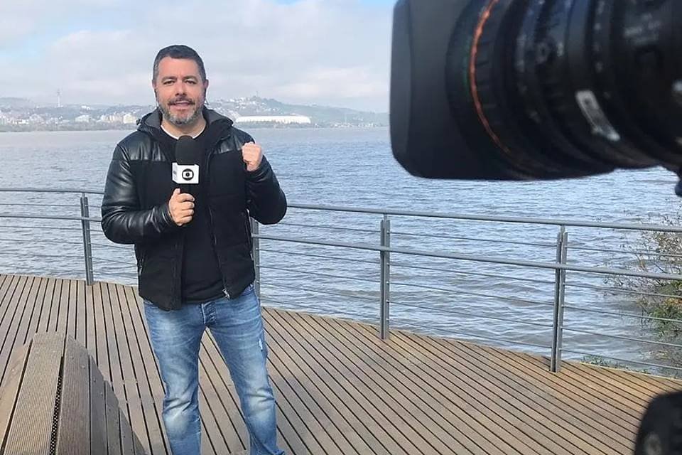 Marco Aurélio Souza, repórter da Globo