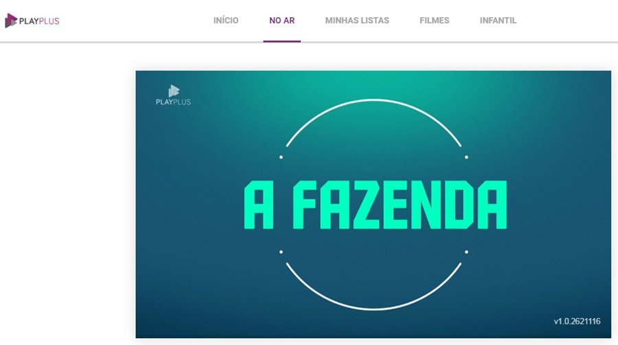 A Fazenda sai do ar no PlayPlus