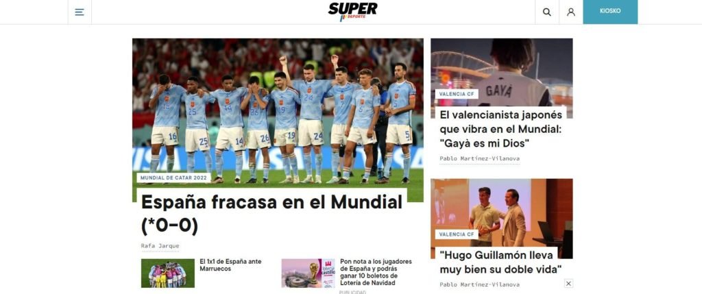 Notícias - Marrocos x Espanha vai para a prorrogação e web detona