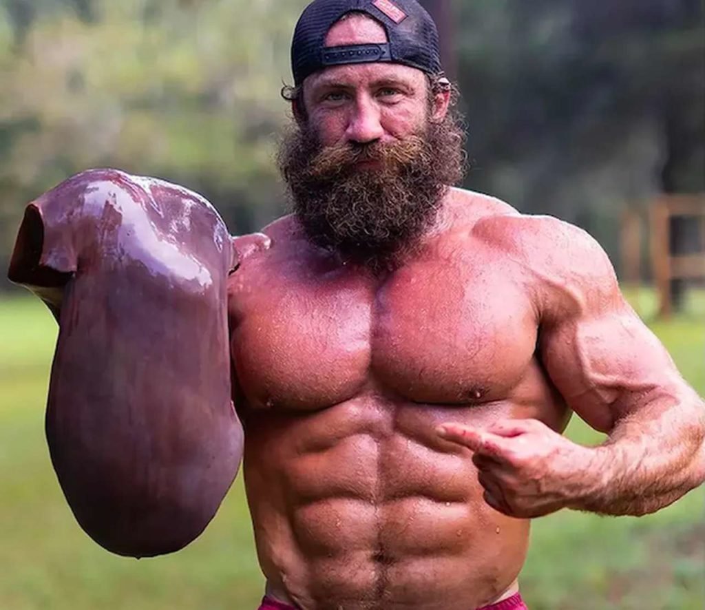 Na foto, Brian Johnson, o Re do Fígado, influencer, fisiculturista - Metrópoles