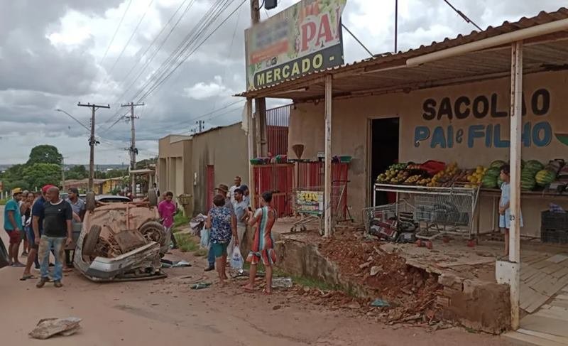 goias menina escapa de atropelamento