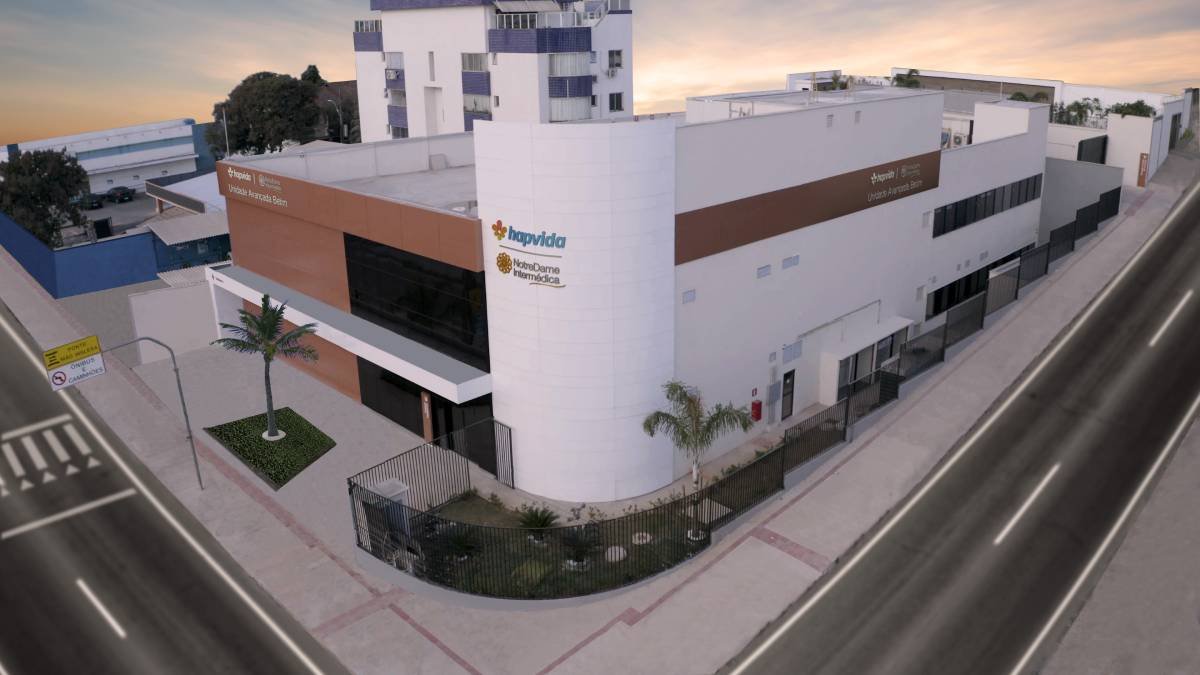 Fotografia colorida do prédio da Hapvida NotreDame Intermédica lança plano de saúde empresarial-Metrópoles