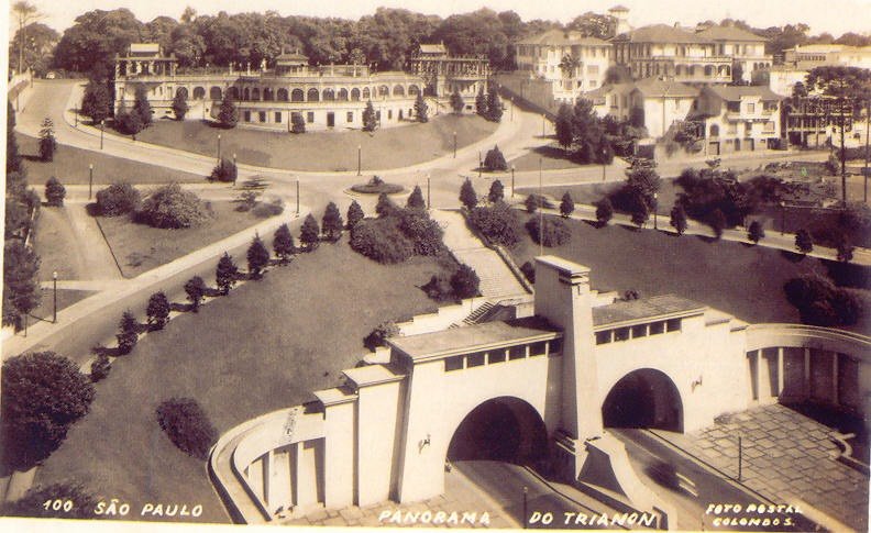 Parque Trianon e túneis da Avenida Nove de Julho