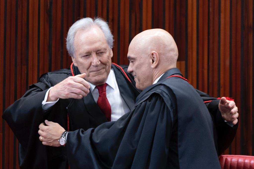 Alexandre de Moraes e Ricardo Lewandowski Metrópoles