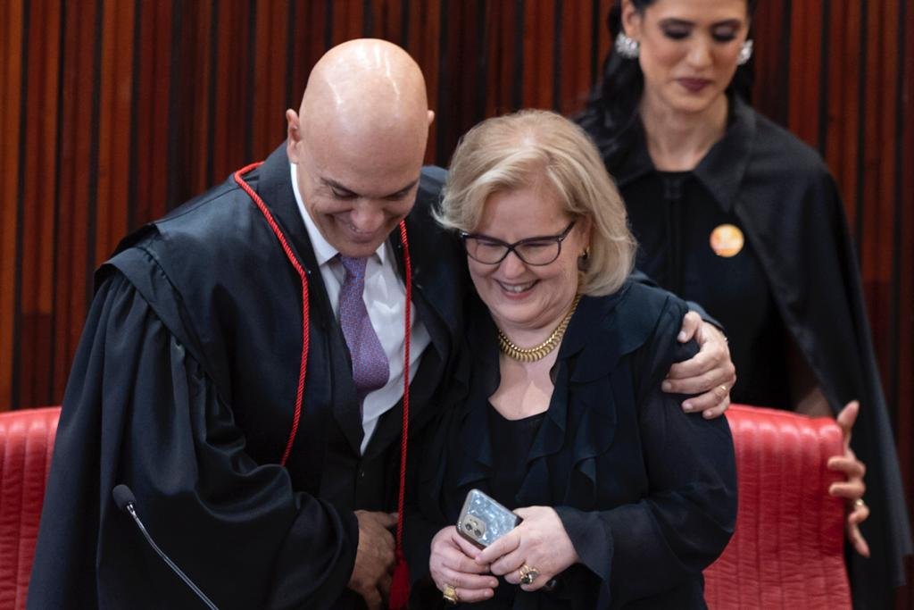 Alexandre de Moraes e Rosa Weber Metrópoles