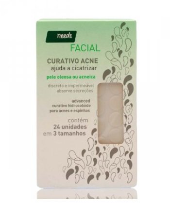 Curativo hidrocolóide para acnes e espinhas, Needs - Metrópoles
