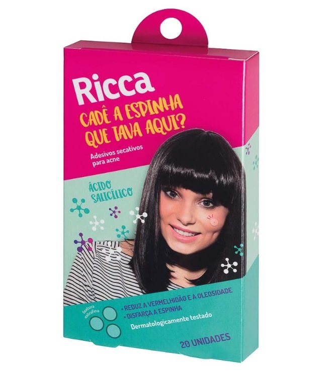 Adesivos secativos para acne transparentes, Ricca - Metrópoles