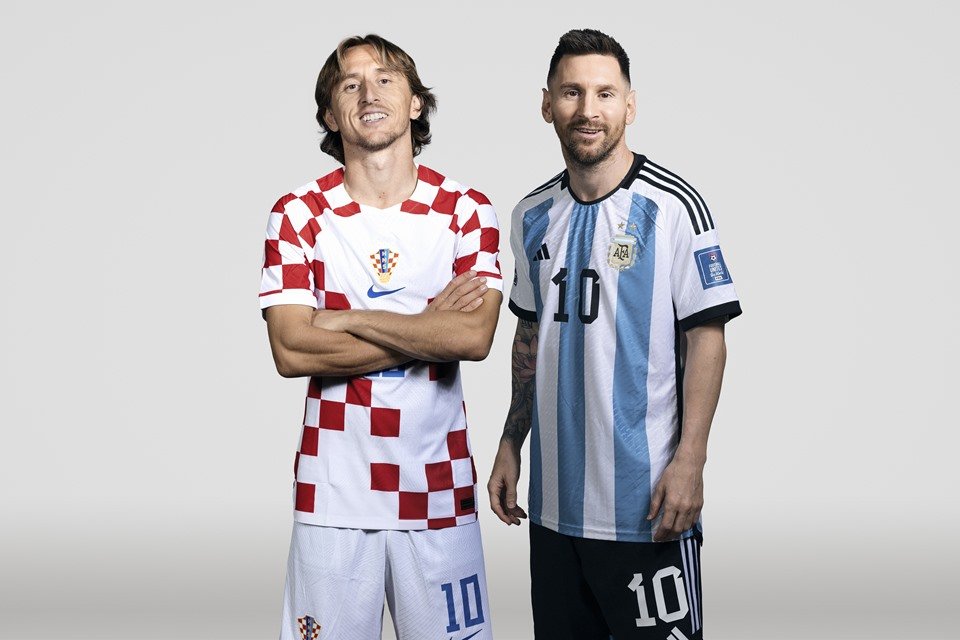Lionel Messi e Luka Modric disputam a primeira vaga na final da Copa do Mundo do Catar - Metrópoles