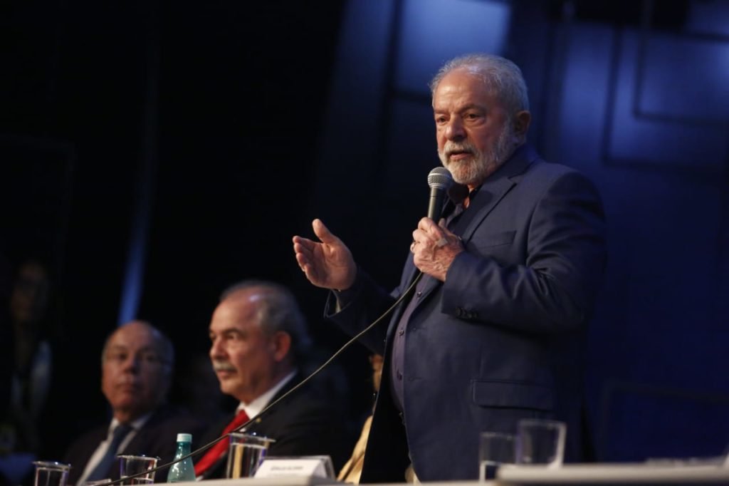 Lula durante discurso no CCBB - Metrópoles