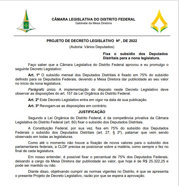 Saiba qual será o salário de um deputado distrital a partir de 2023 |  Metrópoles