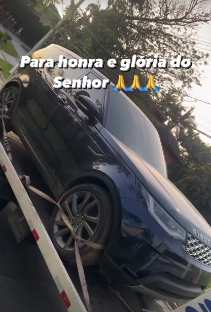 Deolane mostrou a Land Rover devolvida