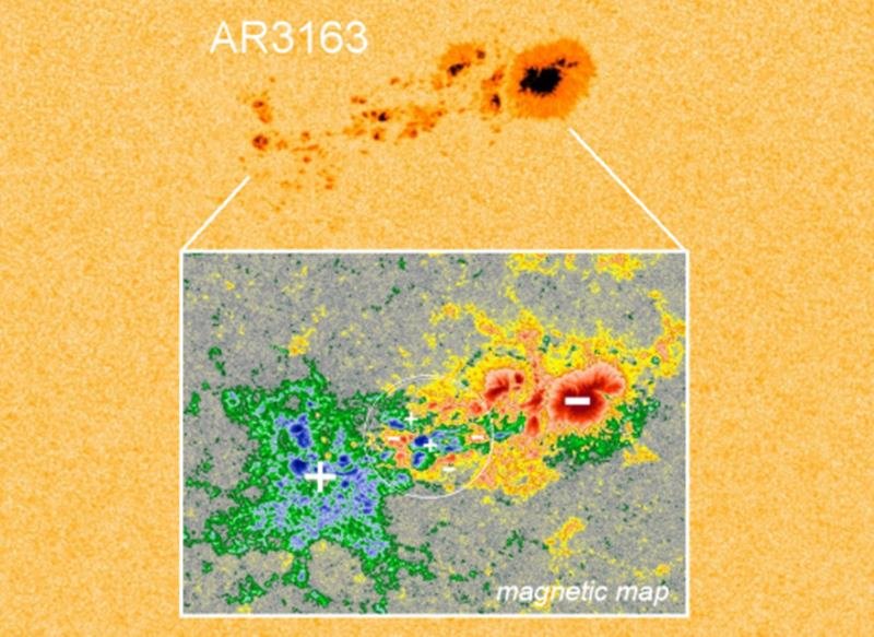 mancha solar A3163
