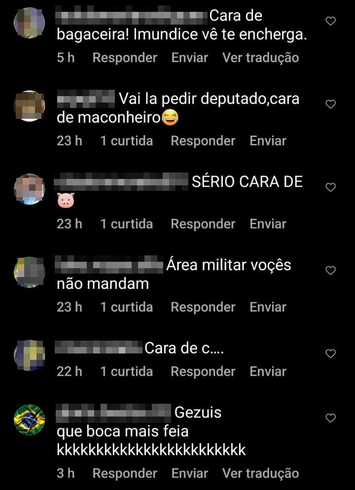 Deputado pede fim de acampamento no QG e é alvo de ameaças e injúrias