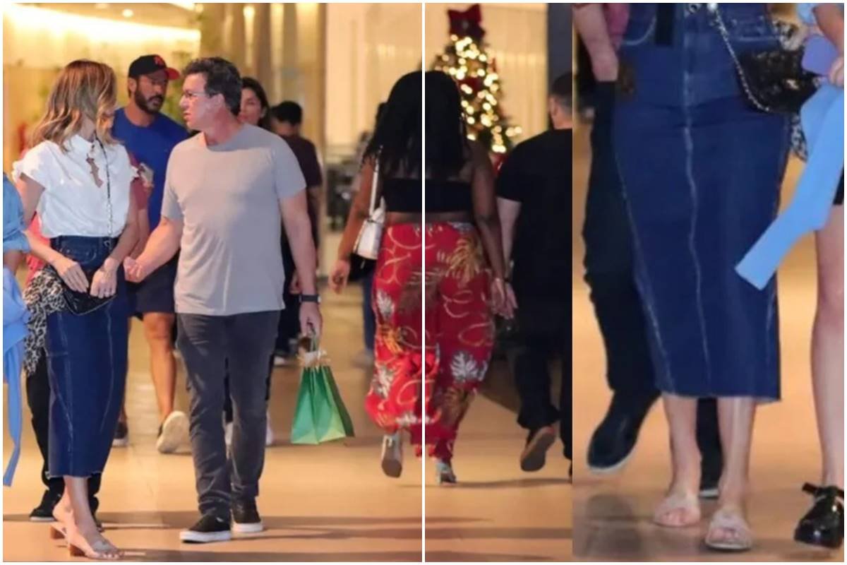 Foto colorida de Ana Furtado e Boninho -Metrópoles