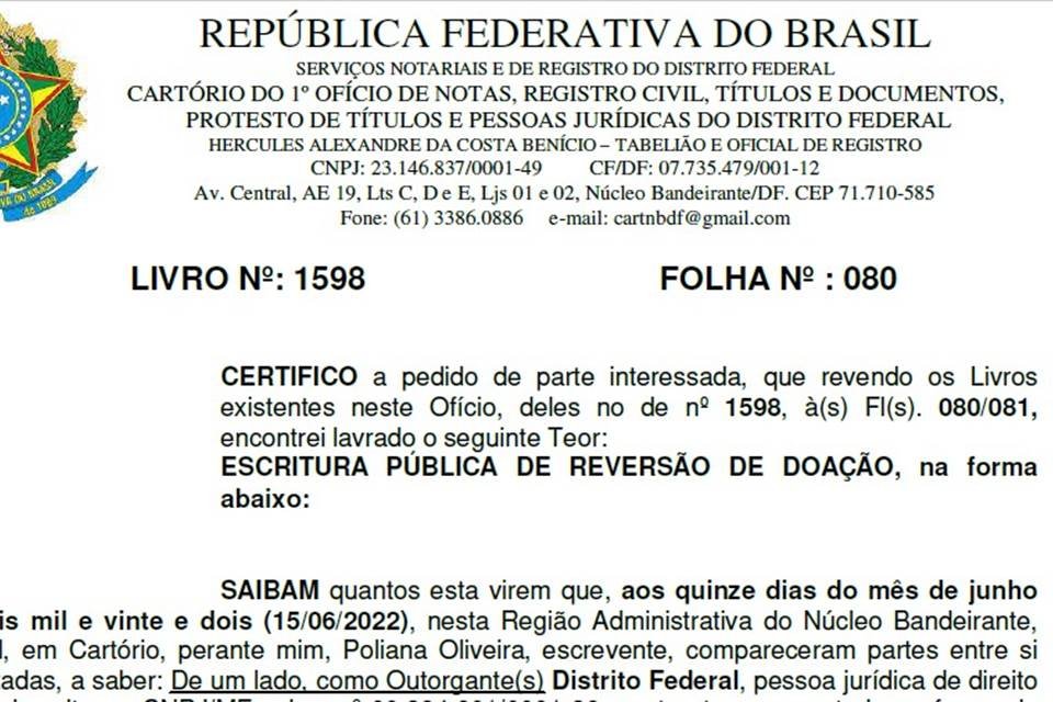 Documento - Metrópoles