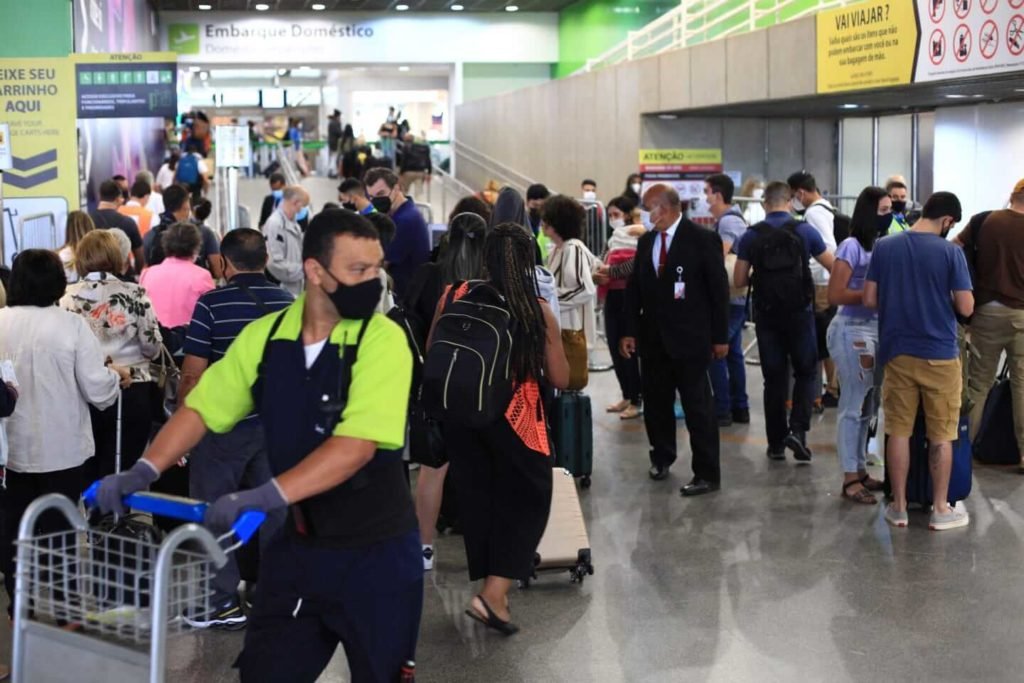 greve e paralisação no aeroporto de brasilia em 20-12-2022 - Metrópoles