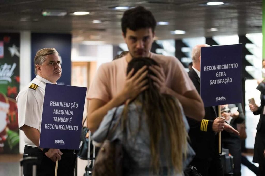 greve e paralisação no aeroporto de brasilia em 20-12-2022 - Metrópoles