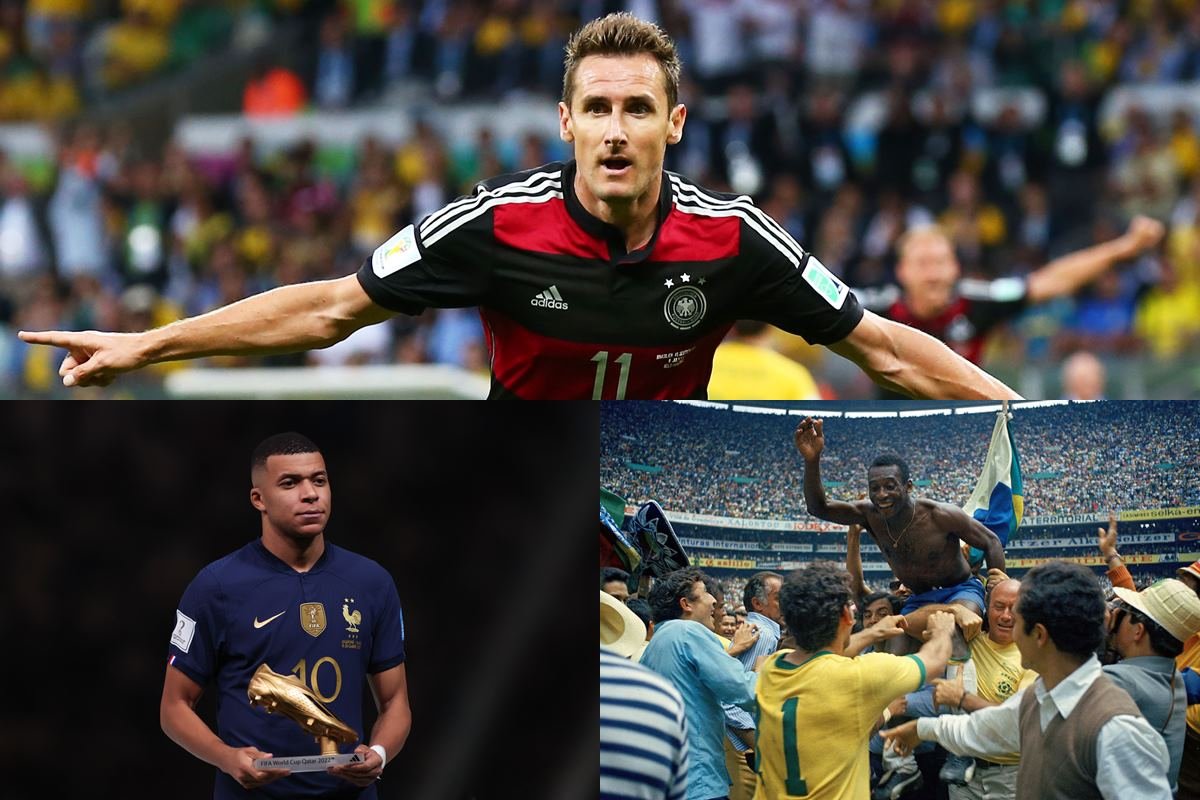 QUANTOS GOLS MBAPPÉ TEM NA COPA DO MUNDO? Veja por que ele é favorito a  passar KLOSE e se tornar o maior artilheiro de todas as Copas