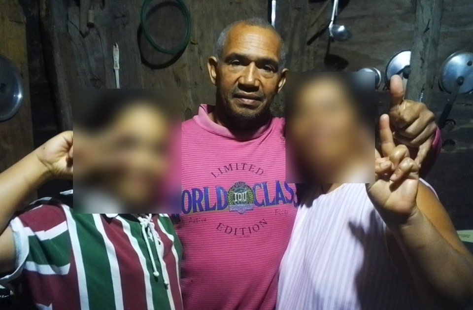 Imagem colorida de homem desaparecido durante viagem de nibus em Braslia