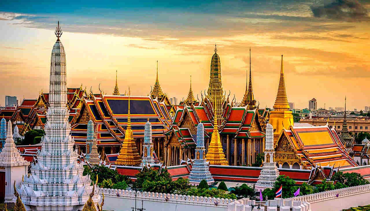 Na foto, uma vista panorâmica do Bangkok, Bangkok, Tailândia - Metrópoles
