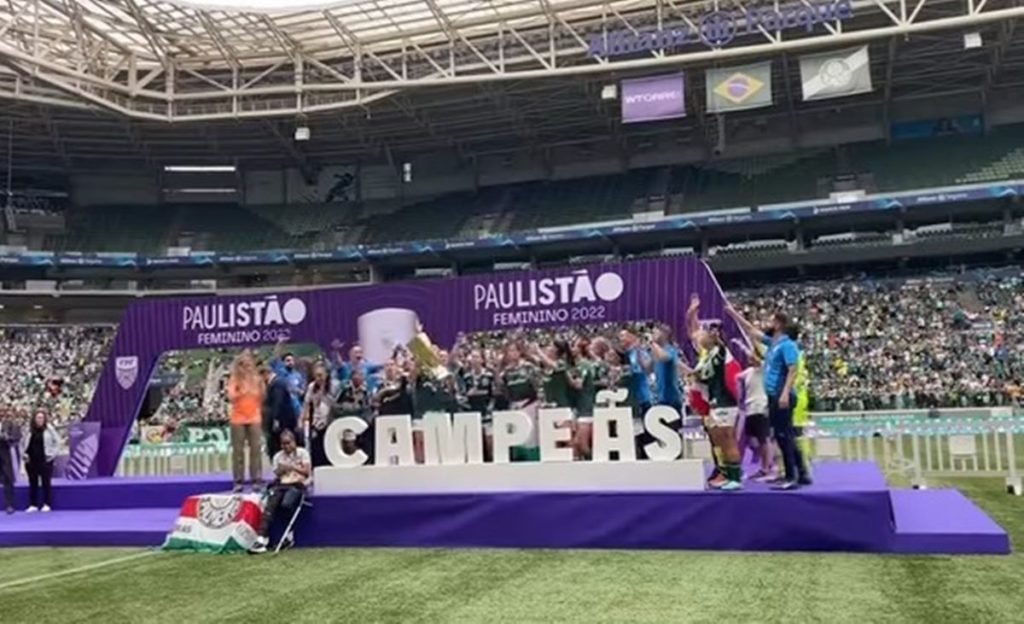 Palmeiras bate o Santos novamente e conquista o Paulistão Feminino