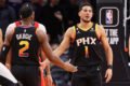Devin Booker atuando pelo Phoenix Suns - Metrópoles