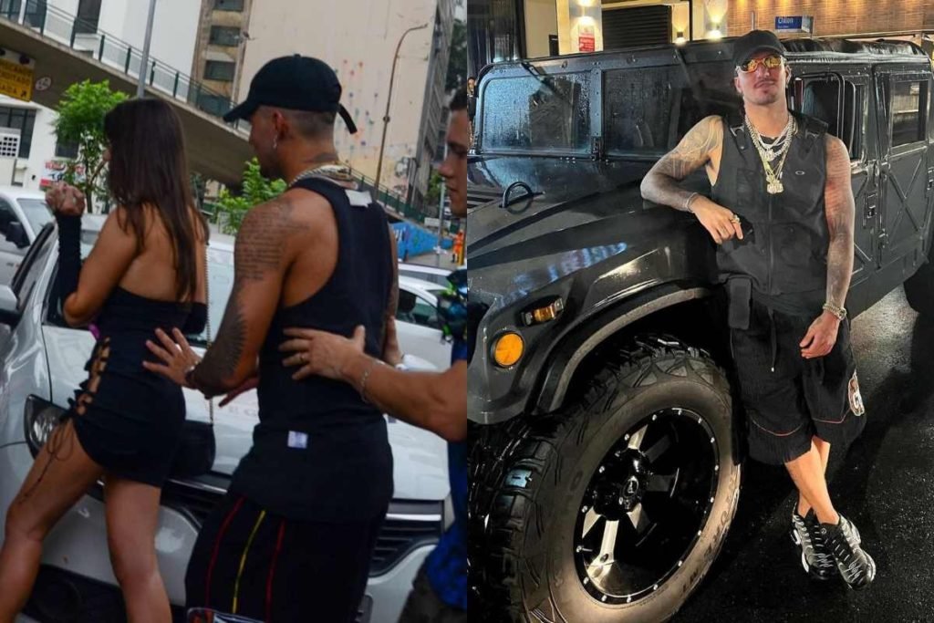 Gabriel Medina saindo de festa de aniversário