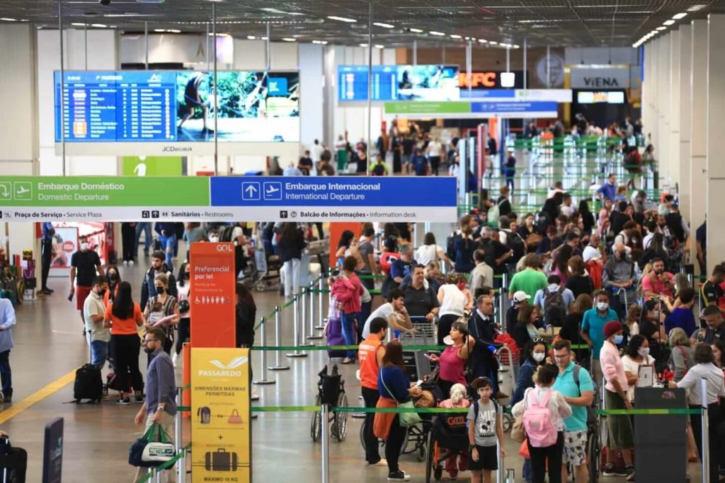 aeroporto internacional de brasília quinto dia de greve 23-12-2022 - Metrópoles