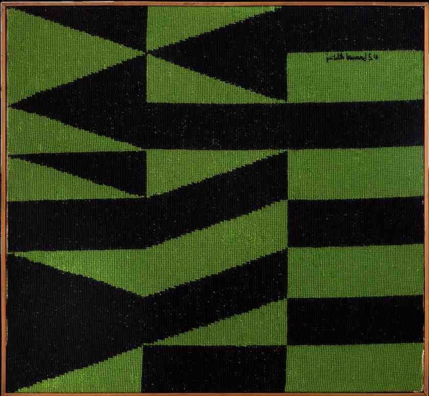 imagem colorida Judith Lauand, Acervo 8, Concreto, 1954