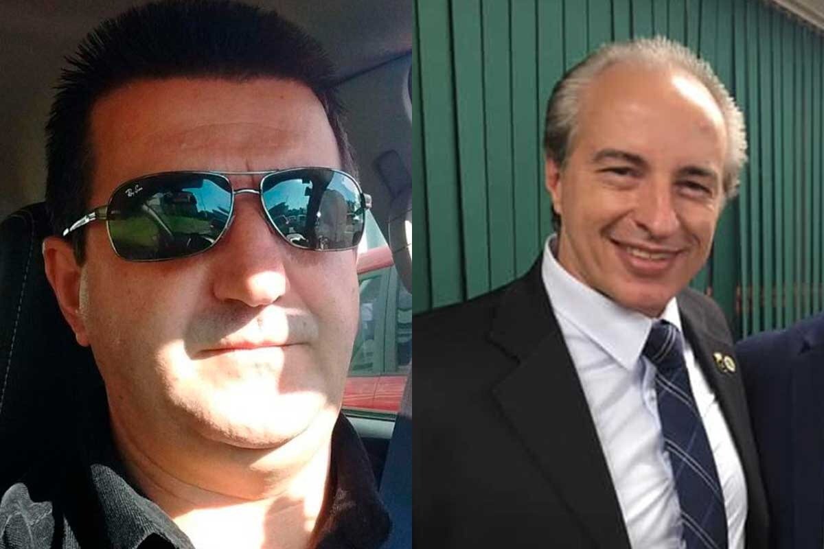 Montagem de foto dos militares Ricardo Roberto Boeira e Antonio Luiz Veneu Jordão