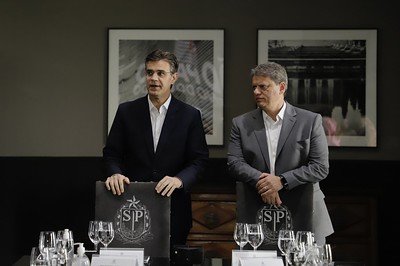 Rodrigo Garcia e Tarcísio de Freitas, durante transição_ divulgação