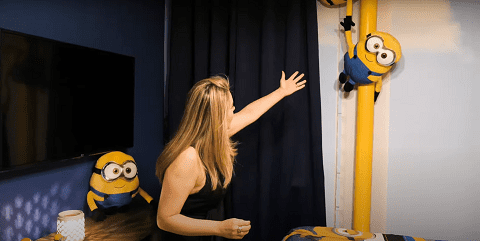 Corretora Juliana Fernandes mostra quarto Minions da casa de José Aldo - Metrópoles