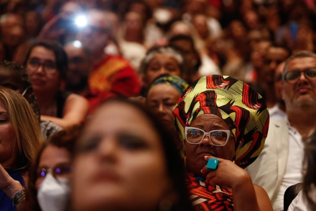 Apresentação da Ministra da Cultura Margareth Menezes no auditório do Museu Nacional - metrópoles durante apresentação da Ministra da Cultura Margareth Menezes no auditório do Museu Nacional - metrópoles