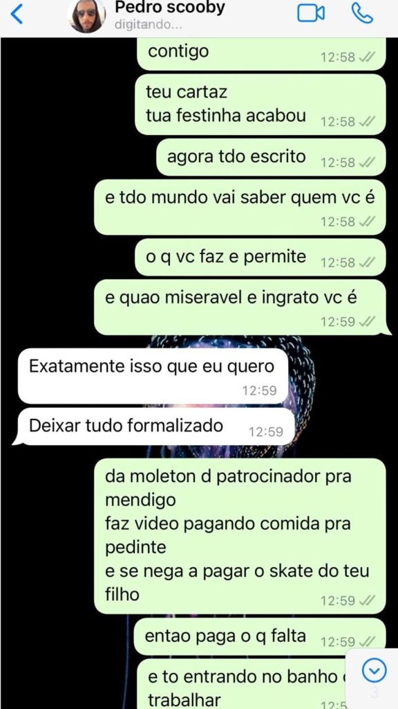 Conversas do WhatsApp entre Luana Piovani e seu ex-marido, Pedro Scooby sobre filhos são expostas na internet pela ex-atriz - Metrópoles