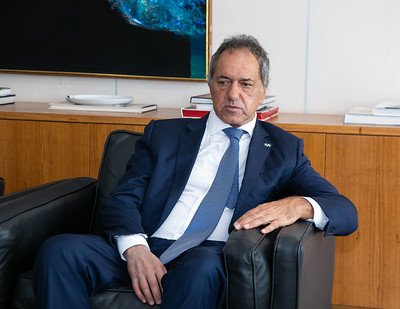 Ministro da Fazenda Fernando Haddad se reúne com Scioli, embaixador argentino no Ministério para reunião - Metrópoles
