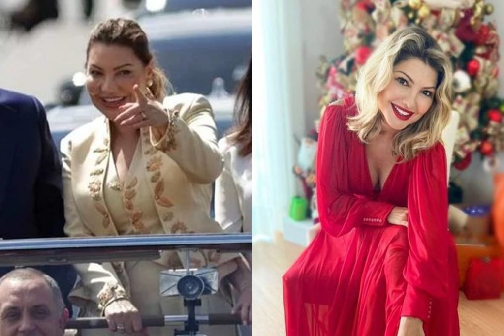 Montagem com fotos justapostas da primeira-dama Janja (esquerda) e da apresentadora Antonia Fontenelle - Metrópoles