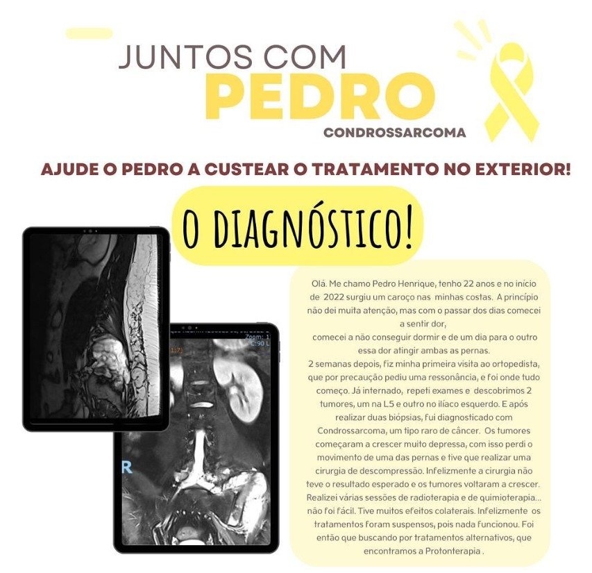 Detalhes sobre o diagnóstico de Pedro