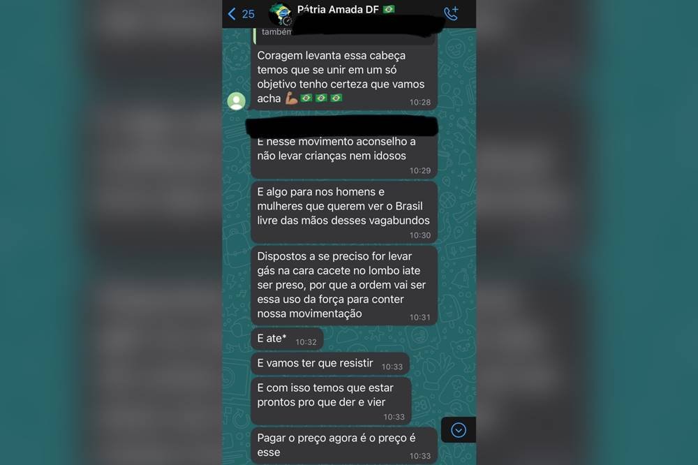 Bolsonaristas armam planos em grupos do WhatsApp planejando invadir e cercar Brasília após posse de Lula - Metrópoles