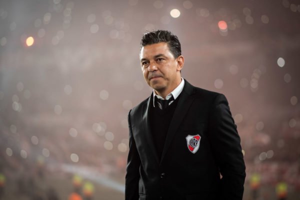In the last game of the head coach of River Plate, Marcelo