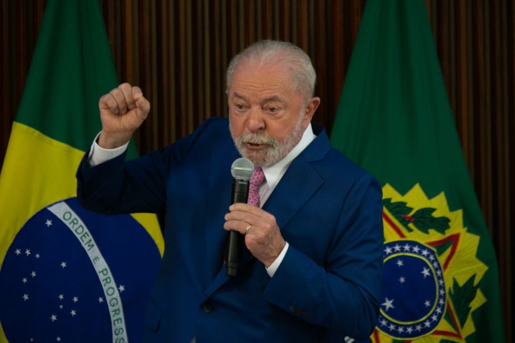 Presidente Lula discursa na primeira reunião ministerial - Metrópolis