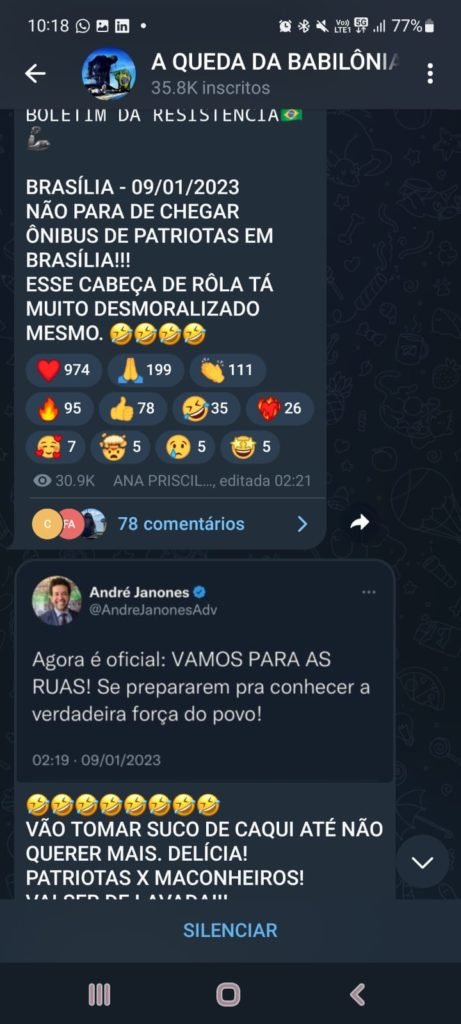 Canais terroristas no Telegram começam a ser derrubados : r/brasil