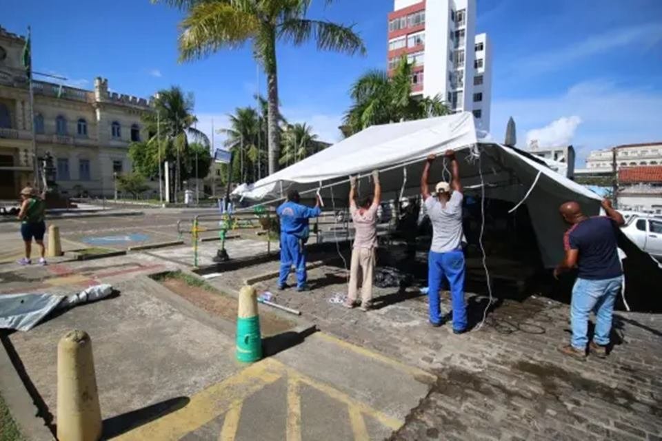 Policia militar da Bahia começa a desmontar acampamento bolsonarista - Metrópoles