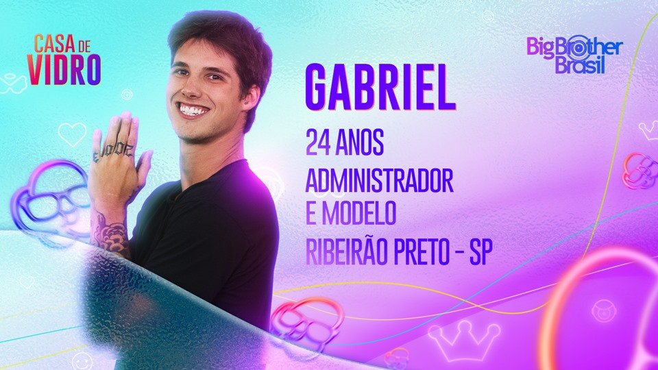 Gabriel está na Casa de Vidro e tenta uma vaga no BBB23 - Metrópoles