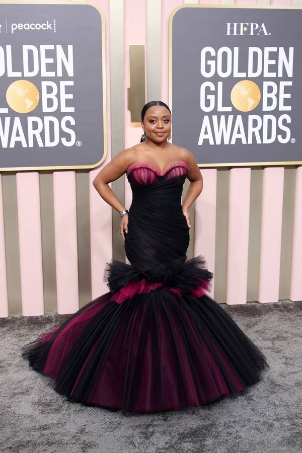 Quinta Brunson no Globo de Ouro 2023 - Metrópoles
