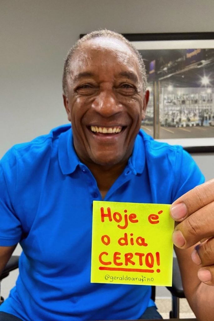 Foto colorida do empresário Geraldo Rufino