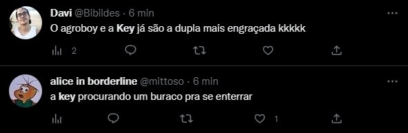 Print de uma publicação do Twitter sobre o BBB23 - Metrópoles
