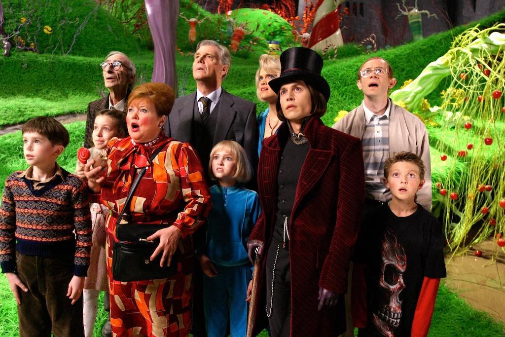 imagem colorida A fantástica fábrica de chocolate (2005)
