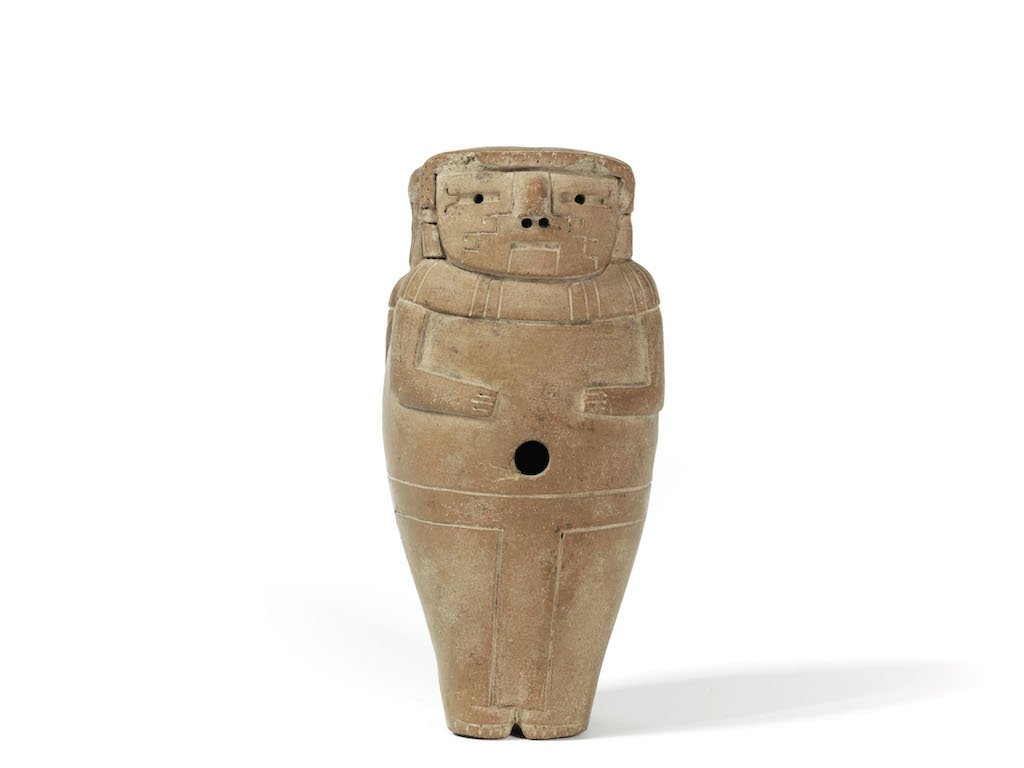 Escultura Chavin, América\Peru,Costa Norte ou Serra Central (Vale de Jequetepeque W.A.) Século XI ao IV a.C. ou Século IX ao III a.C.
